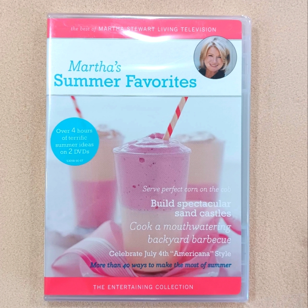Martha Stewart DVD'S New in pkg